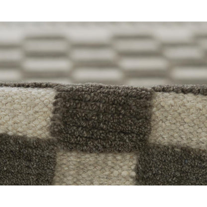 Contemporary Rectangle Area Rug, Charcoal, 8' X 10'