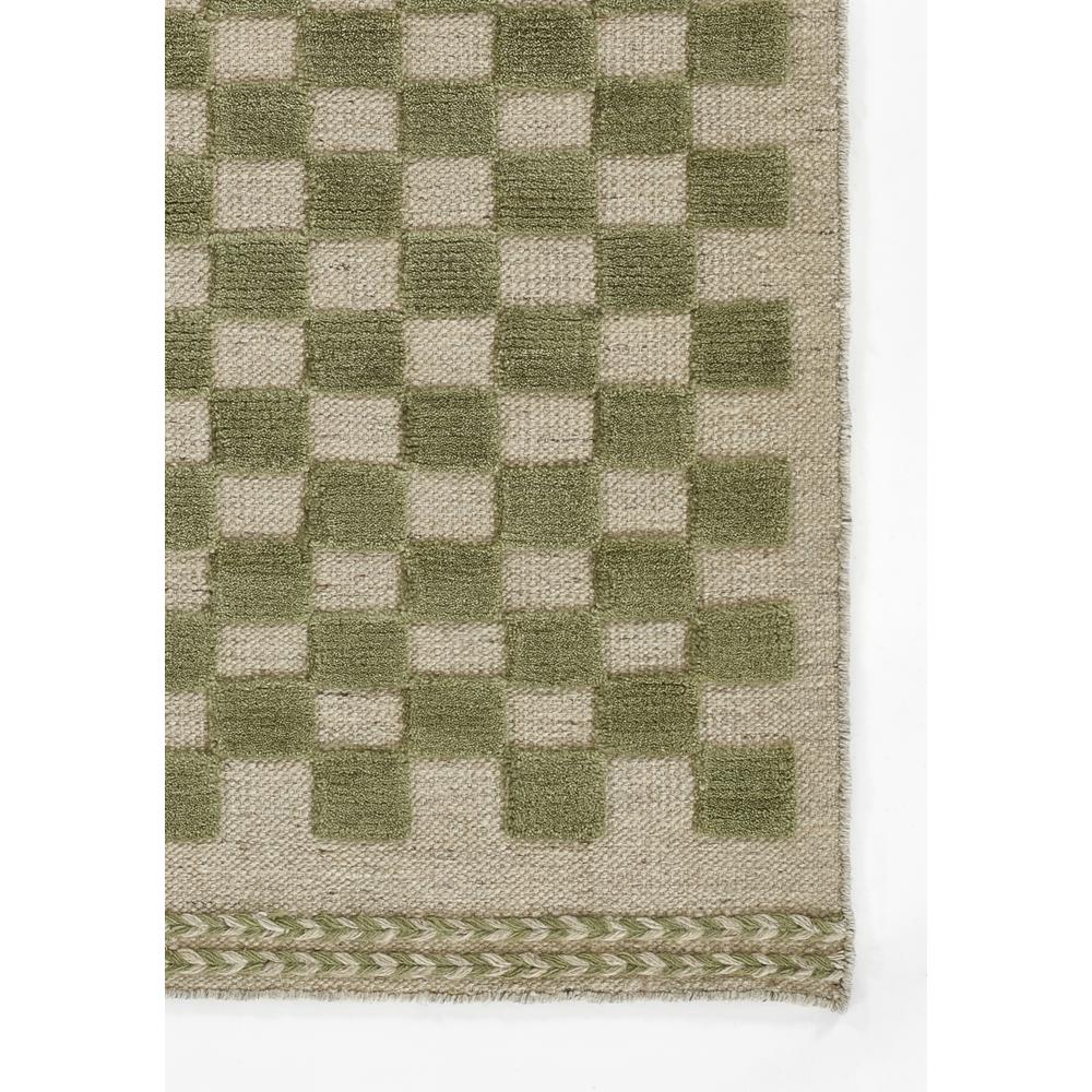Contemporary Rectangle Area Rug, Green, 8' X 10'