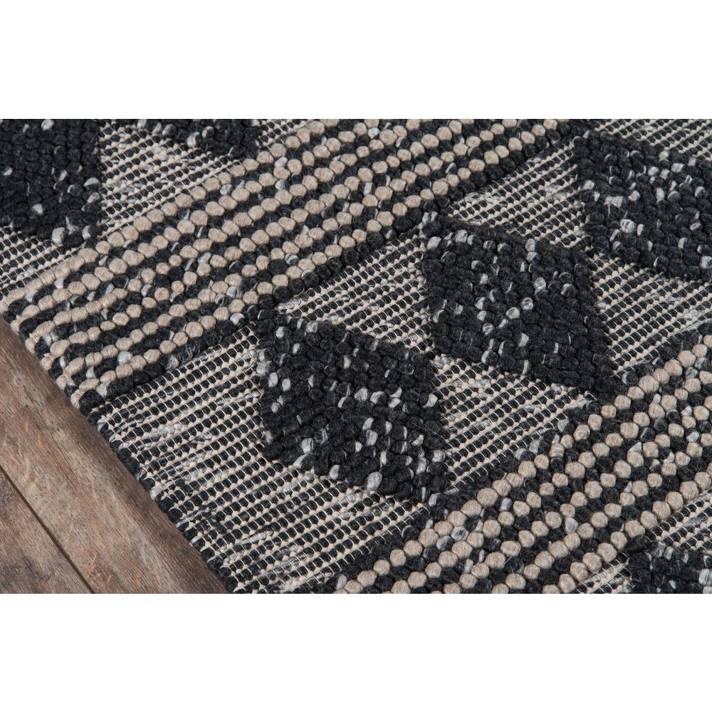 Contemporary Rectangle Area Rug, Charcoal, 8'9" X 11'9"