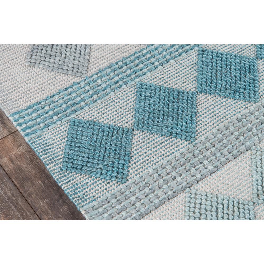 Contemporary Rectangle Area Rug, Blue, 8'9" X 11'9"