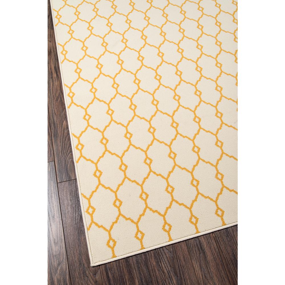 Contemporary Rectangle Area Rug, Yellow, 7'10" X 10'10"
