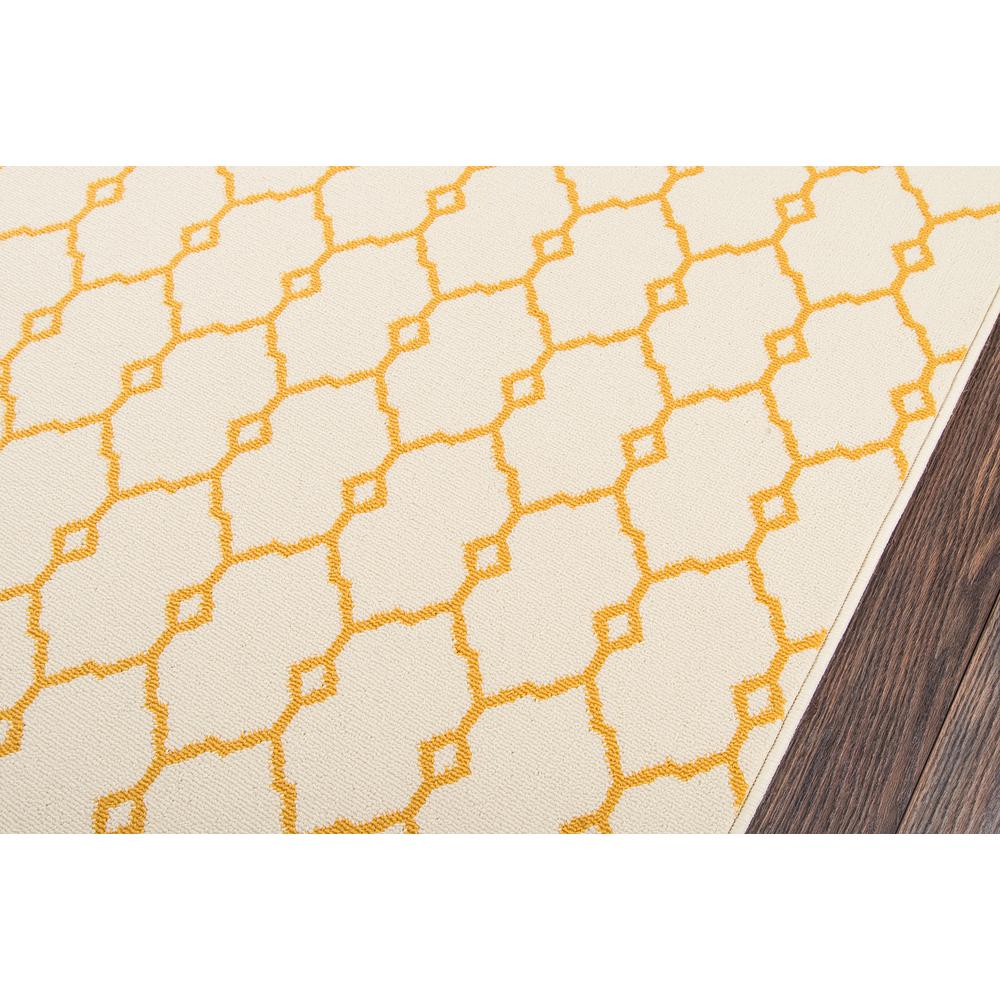 Contemporary Rectangle Area Rug, Yellow, 7'10" X 10'10"