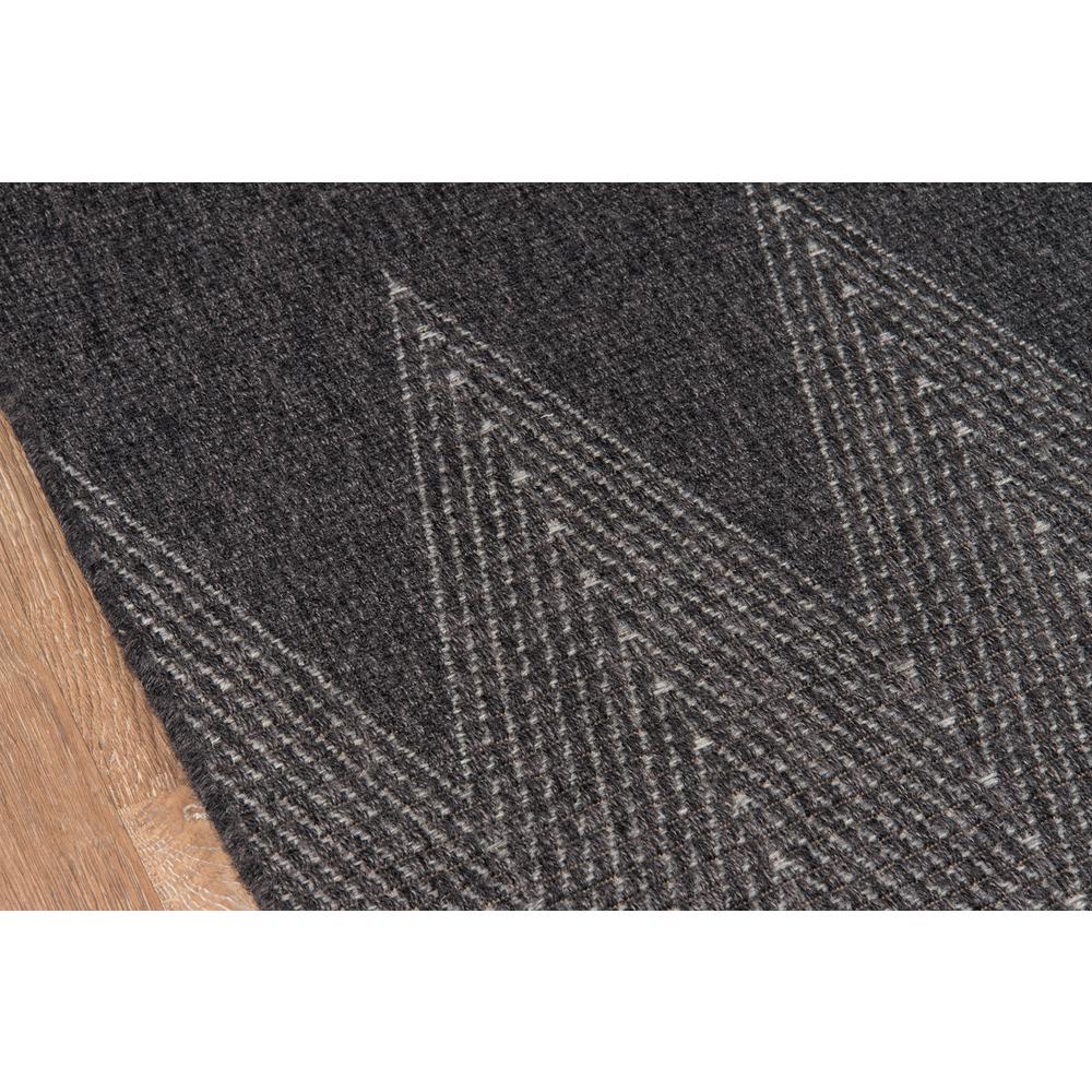 Contemporary Rectangle Area Rug, Charcoal, 6'7" X 9'6"
