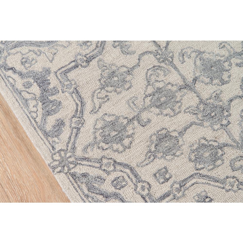 Traditional Rectangle Area Rug, Grey, 9'6" X 13'6"