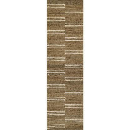 Contemporary Rectangle Area Rug, Natural, 10' X 14'
