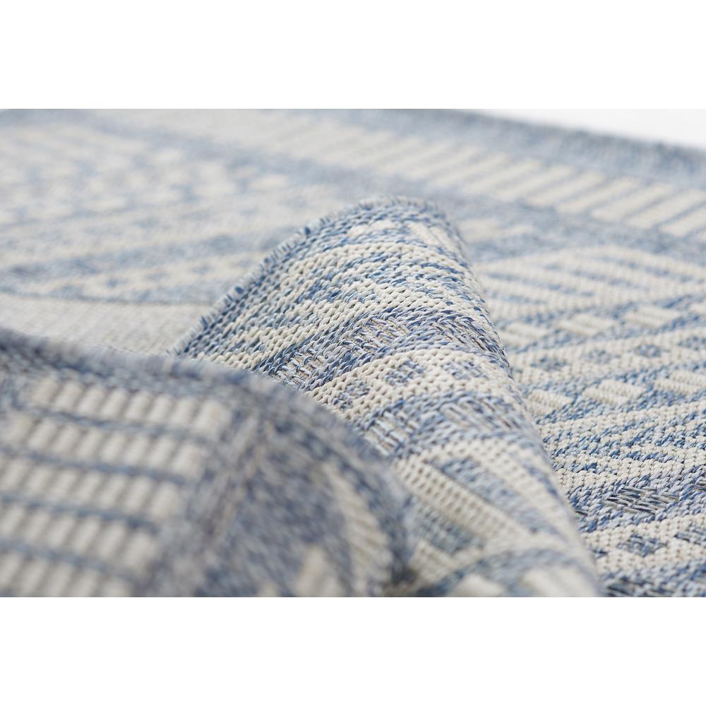Transitional Rectangle Area Rug, Blue, 9' X 12'