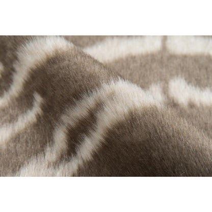 Modern Rectangle Area Rug, Grey, Acrylic & Polyester 5'3" X 7'10"