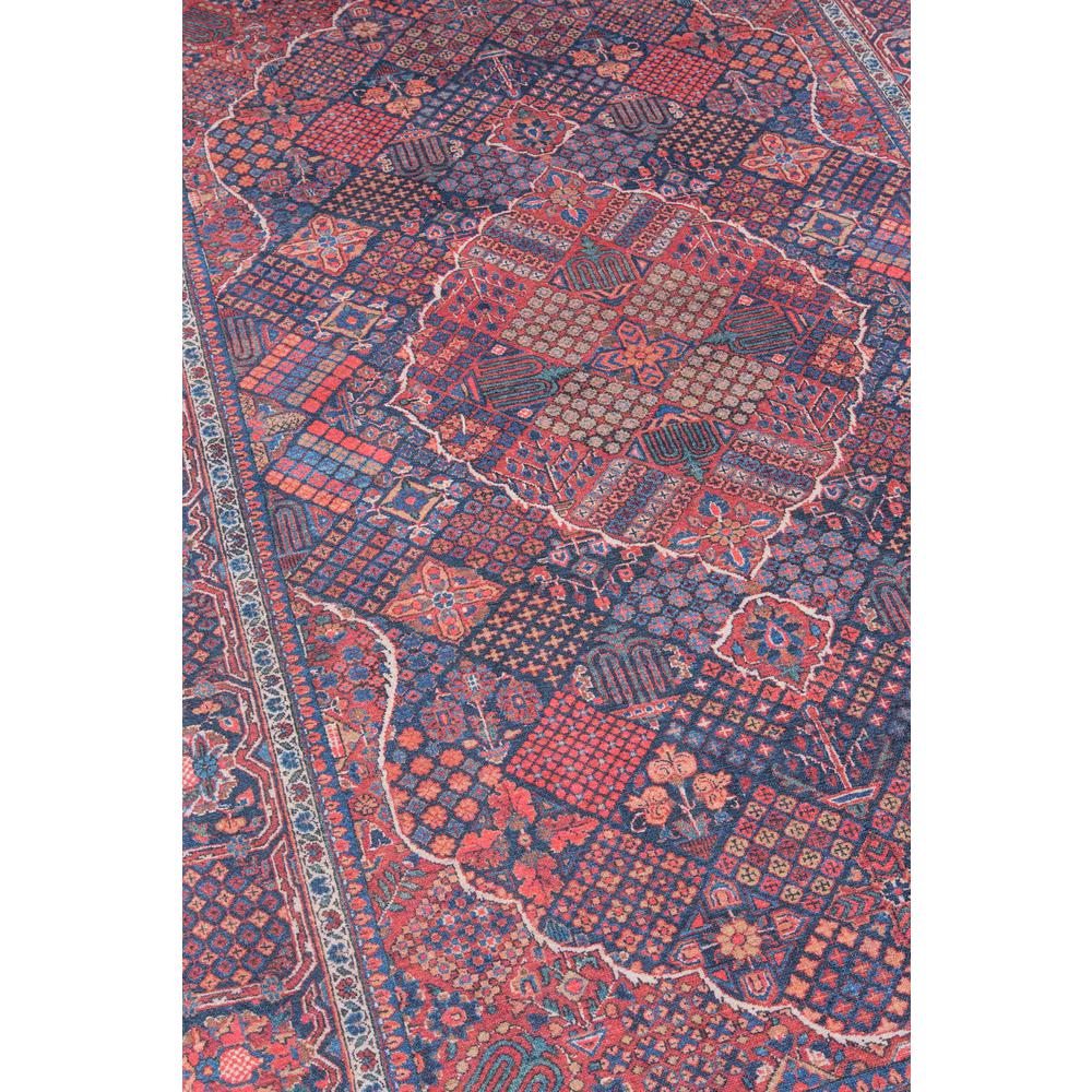 Traditional Rectangle Area Rug, Navy, 2' X 3'