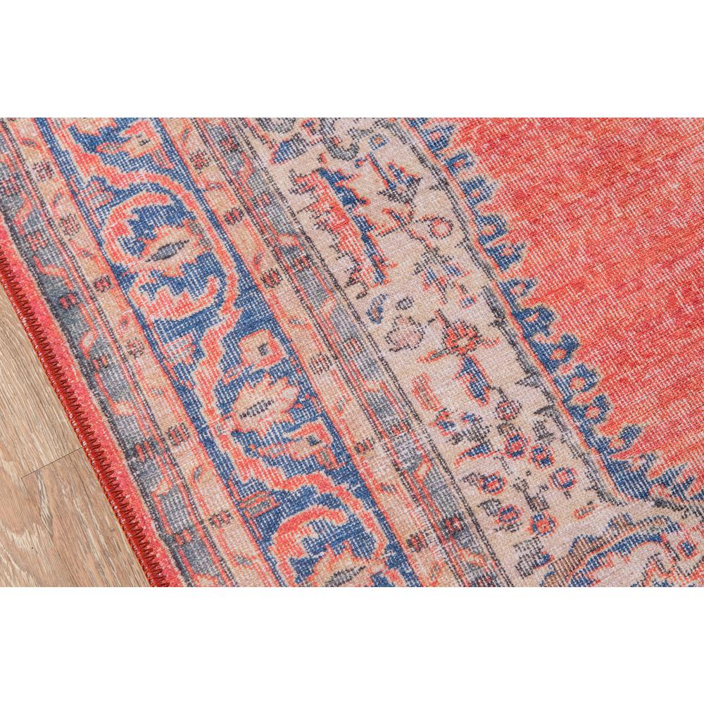 Traditional Rectangle Area Rug, Red, 2' X 3'
