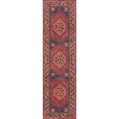 Traditional Rectangle Area Rug, Red, 10' X 14'