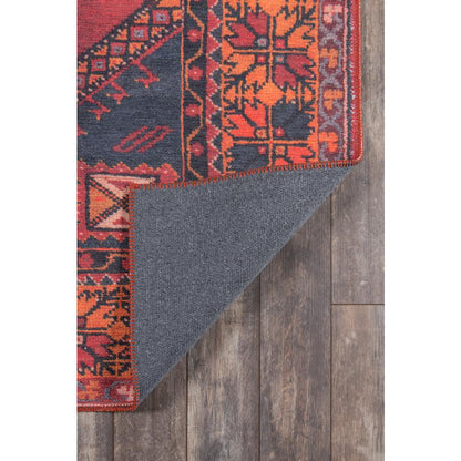 Traditional Rectangle Area Rug, Red, 10' X 14'