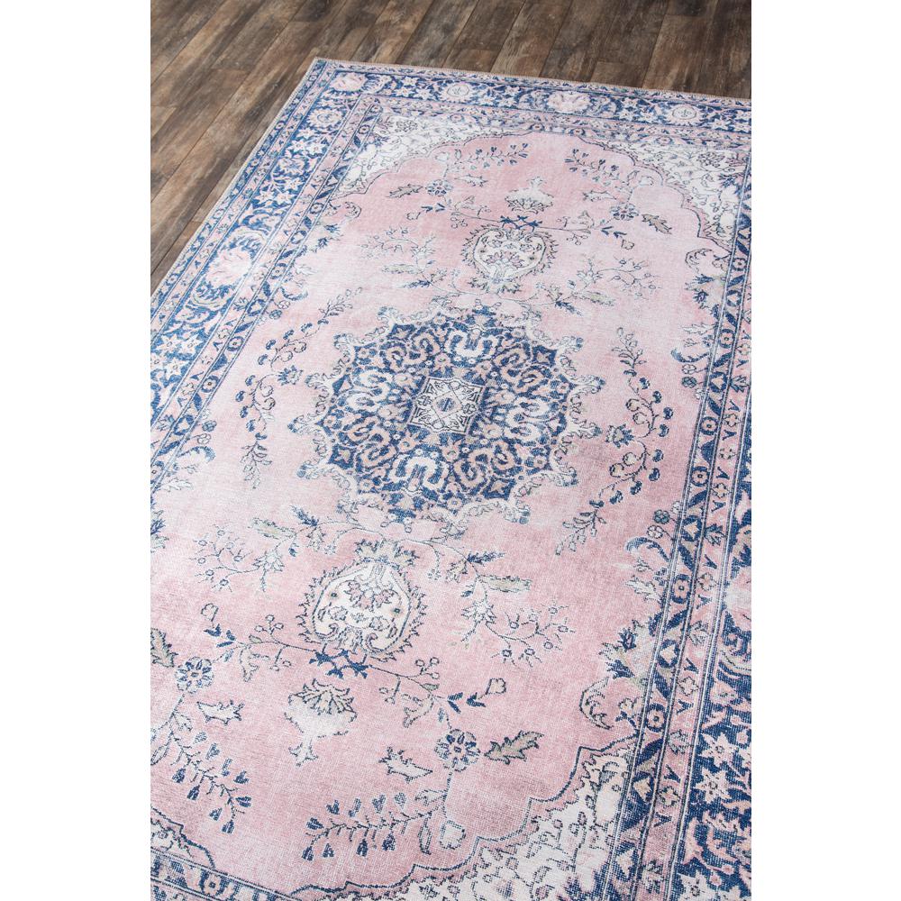 Traditional Rectangle Area Rug, Pink, 2' X 3'