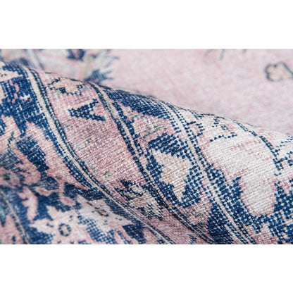 Traditional Rectangle Area Rug, Pink, 2' X 3'