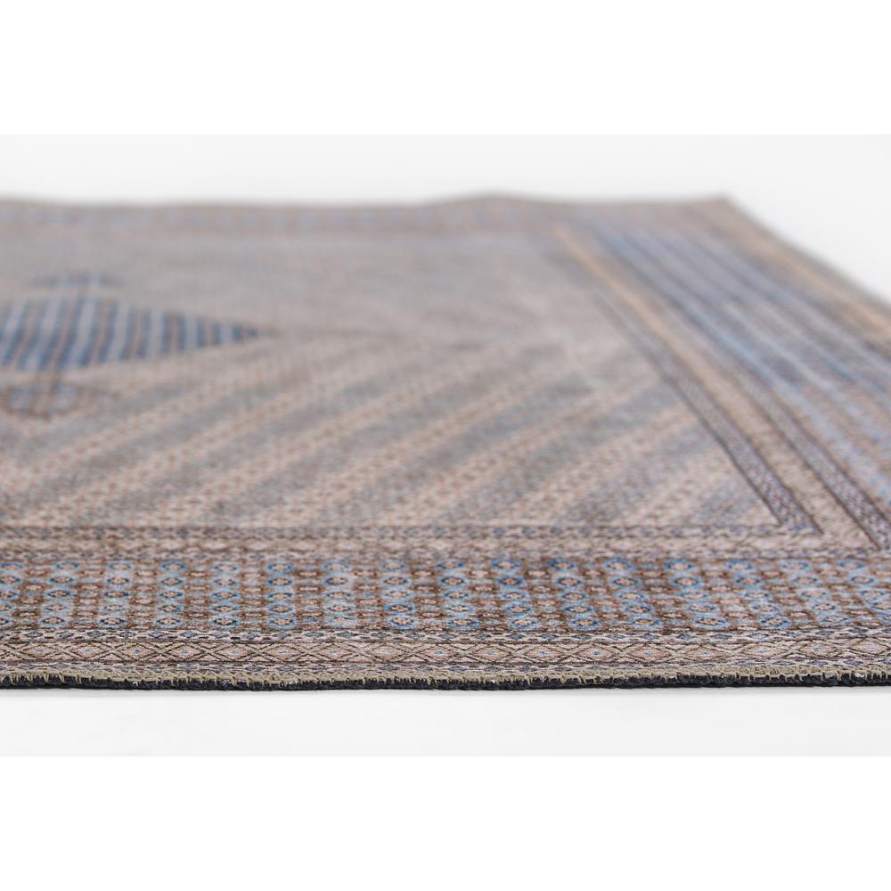 Traditional Rectangle Area Rug, Blue, 8'5" X 12'