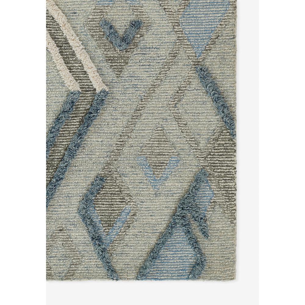 Contemporary Rectangle Area Rug, Blue, 4' X 6'