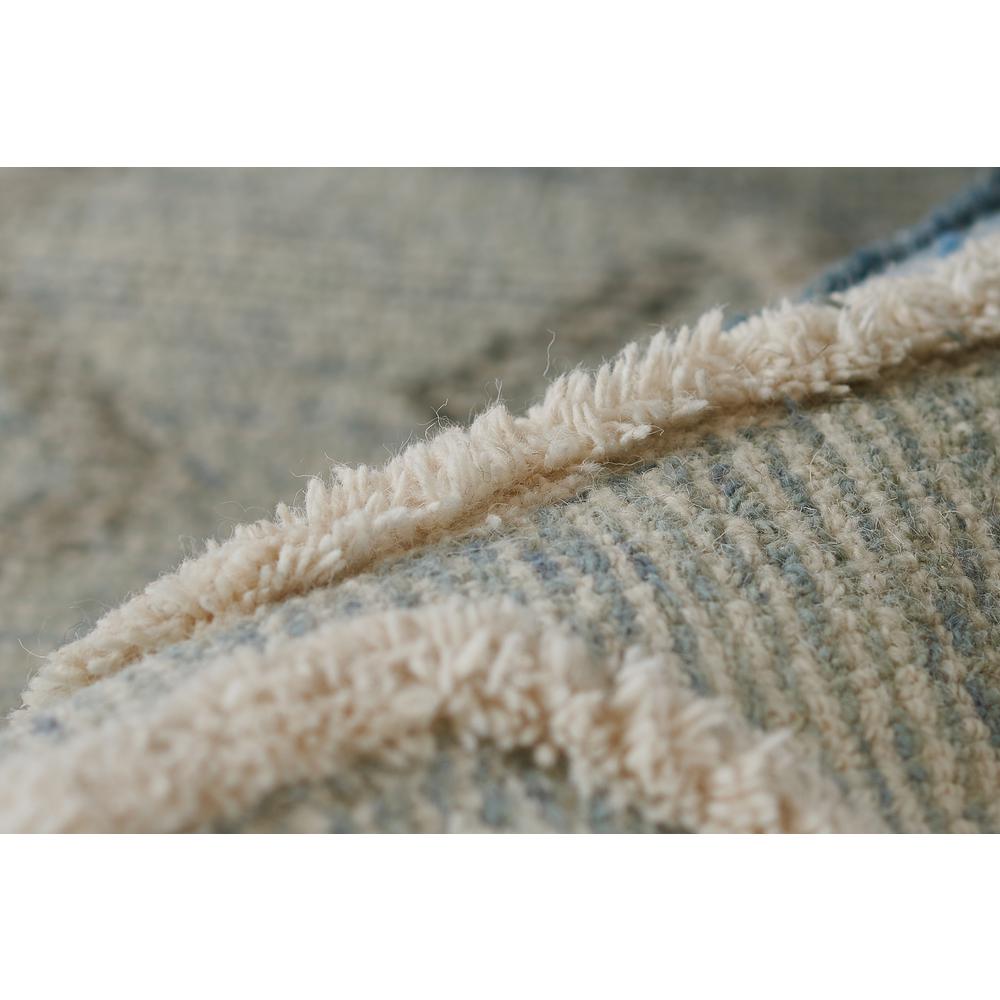 Contemporary Rectangle Area Rug, Blue, 4' X 6'