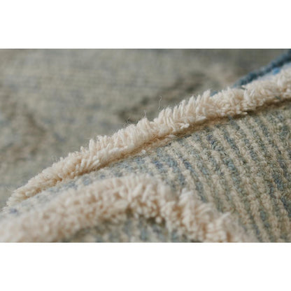 Contemporary Rectangle Area Rug, Blue, 4' X 6'
