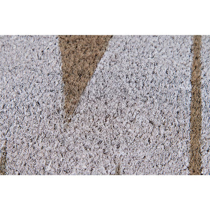 Contemporary Rectangle Area Rug, Grey, 1'6" X 2'6"