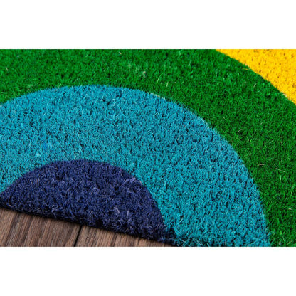 Contemporary Rectangle Area Rug, Multi, 1'4" X 2'6"