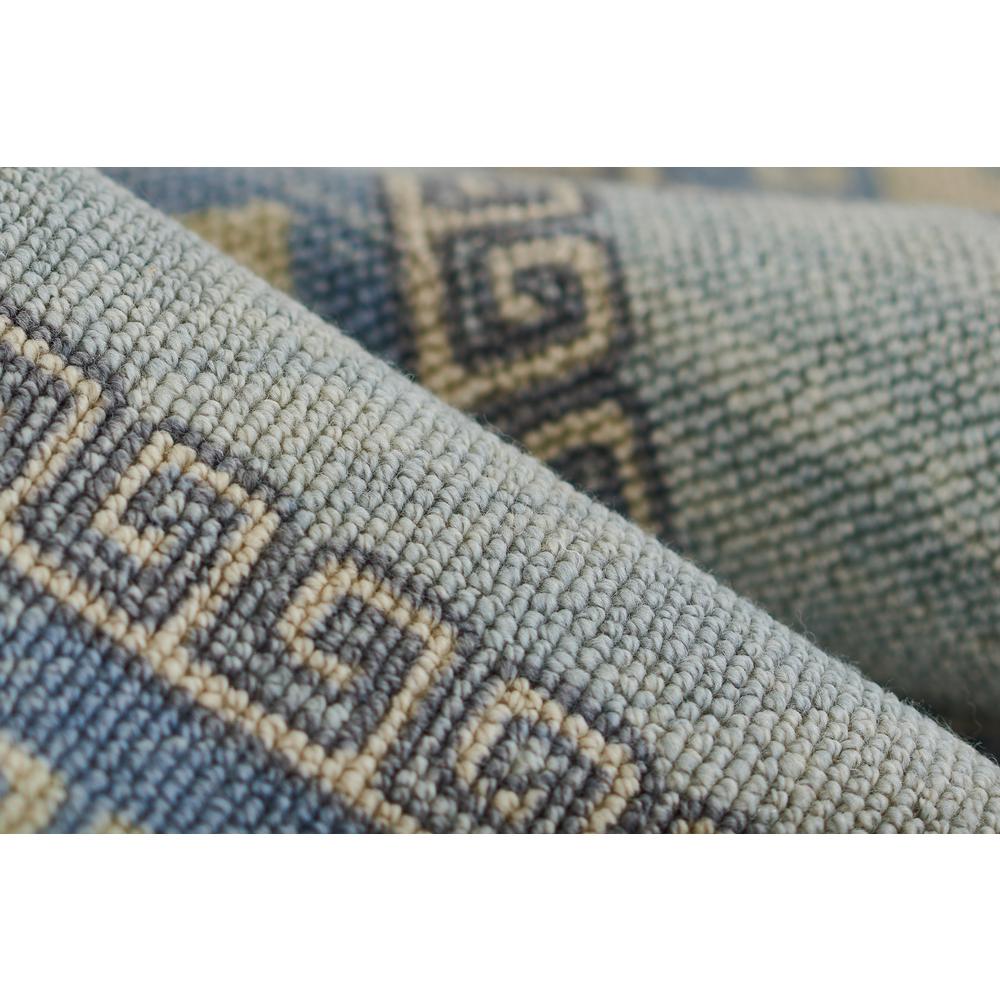 Traditional Rectangle Area Rug, Blue, 2' X 3'
