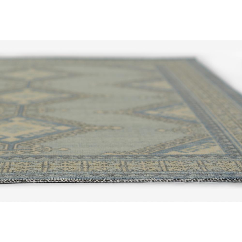 Traditional Rectangle Area Rug, Blue, 2' X 3'