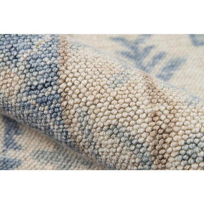 Traditional Rectangle Area Rug, Blue, 2' X 3'