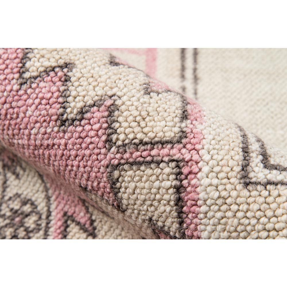 Traditional Rectangle Area Rug, Pink, 2' X 3'