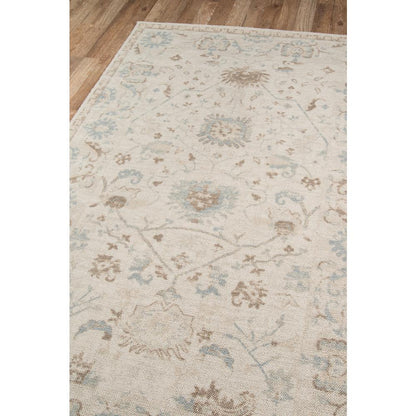 Traditional Rectangle Area Rug, Beige, 2' X 3'