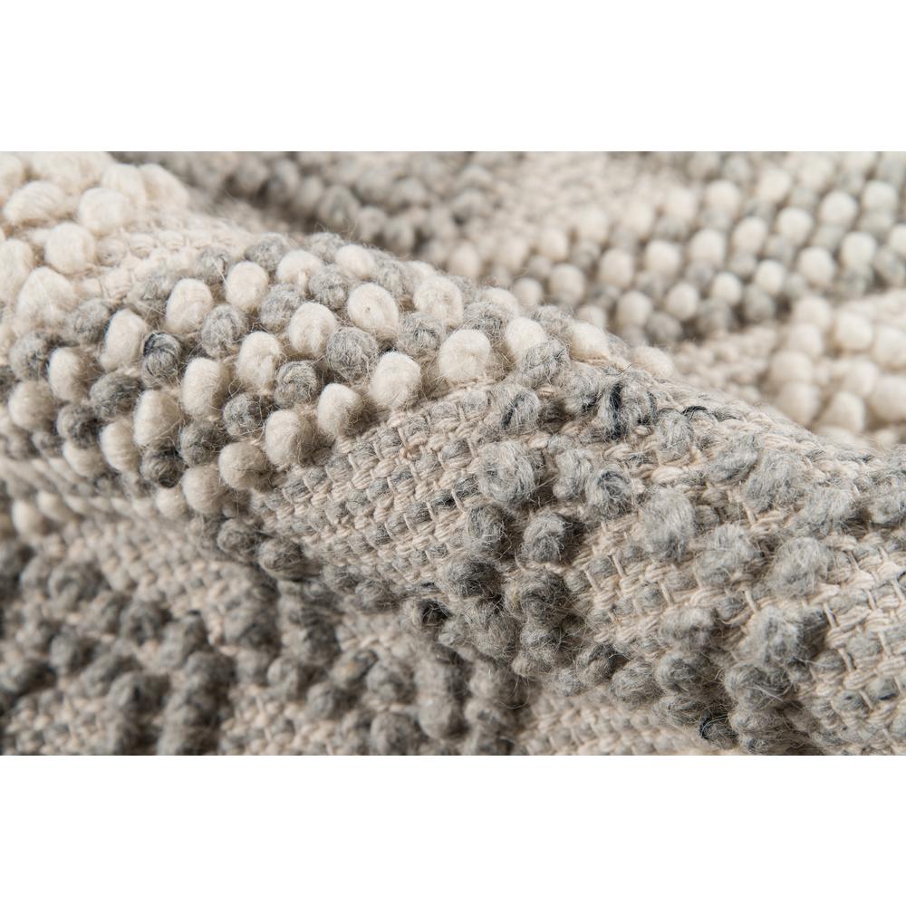 Contemporary Rectangle Area Rug, Ivory, 2' X 3'
