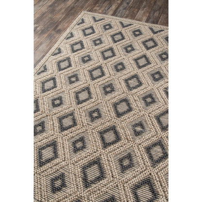 Contemporary Rectangle Area Rug, Beige, 2' X 3'