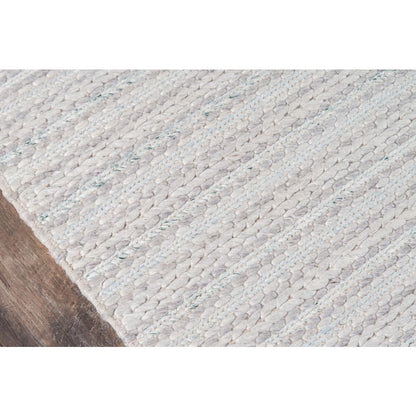 Contemporary Rectangle Area Rug, Light Grey, 2' X 3'