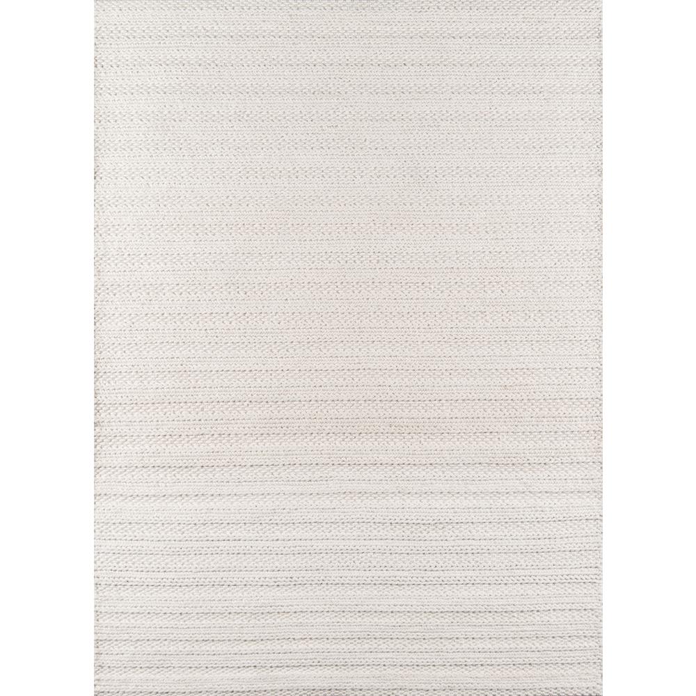Contemporary Rectangle Area Rug, Ivory, 2' X 3'