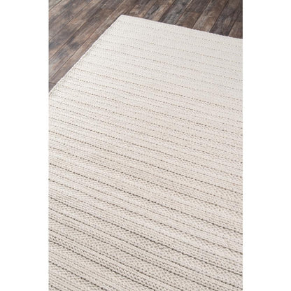 Contemporary Rectangle Area Rug, Ivory, 2' X 3'