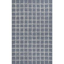 Contemporary Rectangle Area Rug, Blue, 2' X 3'