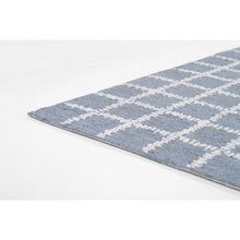 Contemporary Rectangle Area Rug, Blue, 2' X 3'