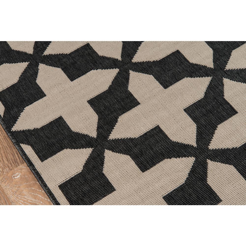 Contemporary Rectangle Area Rug, Charcoal, 1'8" X 3'7"