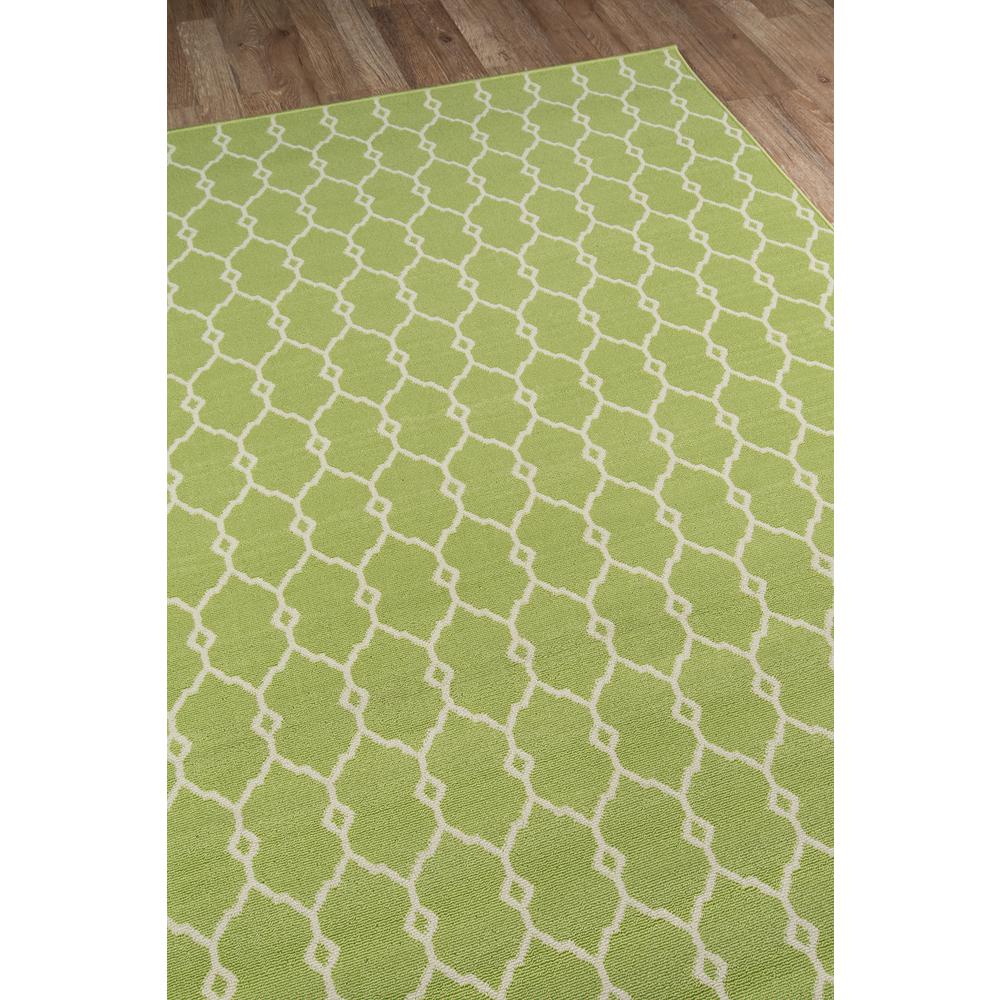 Contemporary Rectangle Area Rug, Green, 1'8" X 3'7"