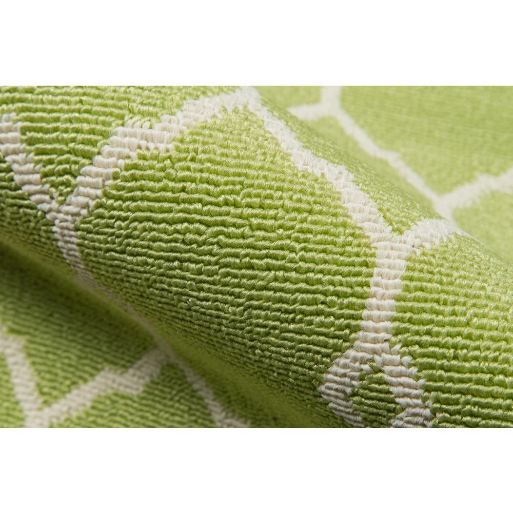 Contemporary Rectangle Area Rug, Green, 1'8" X 3'7"