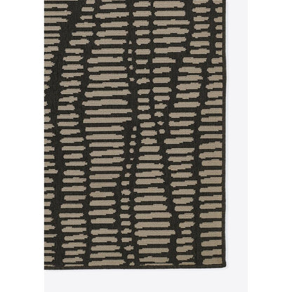 Contemporary Rectangle Area Rug, Charcoal, 1'8" X 3'7"