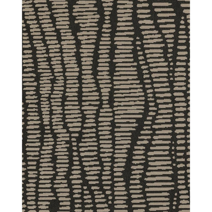 Contemporary Rectangle Area Rug, Charcoal, 1'8" X 3'7"