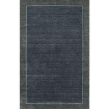 Contemporary Rectangle Area Rug, Blue, 2' X 3'
