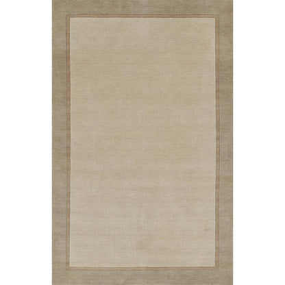 Contemporary Rectangle Area Rug, Taupe, 2' X 3'