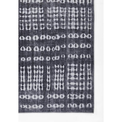 Contemporary Rectangle Area Rug, Charcoal, 9' X 12'