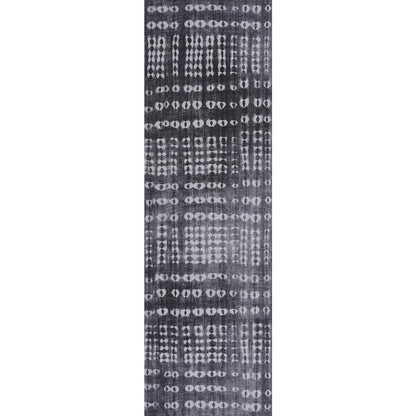 Contemporary Rectangle Area Rug, Charcoal, 9' X 12'