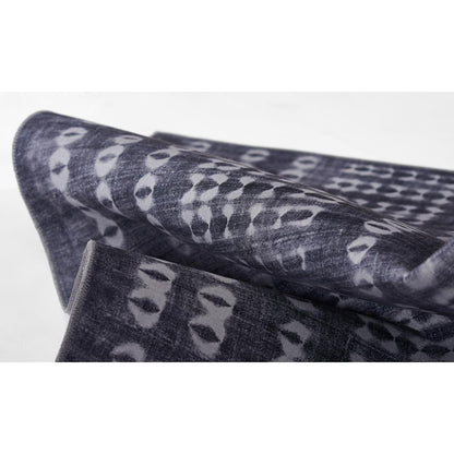 Contemporary Rectangle Area Rug, Charcoal, 9' X 12'