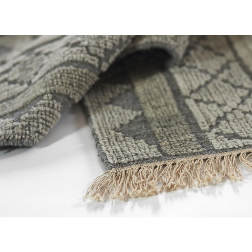 Traditional Rectangle Area Rug, Grey, 9' X 12'