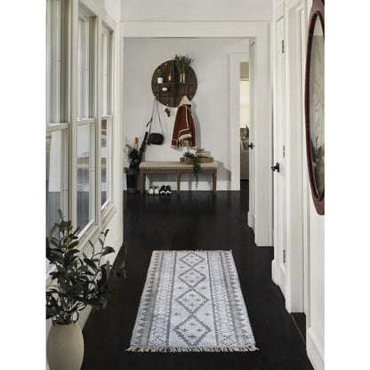 Traditional Rectangle Area Rug, Grey, 9' X 12'