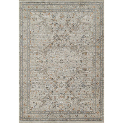 Traditional Rectangle Area Rug, Cream, 2'2" X 3'11"