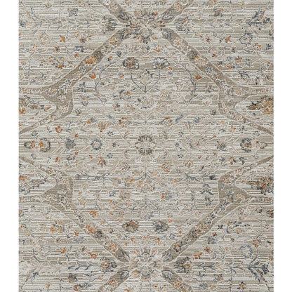 Traditional Rectangle Area Rug, Cream, 2'2" X 3'11"