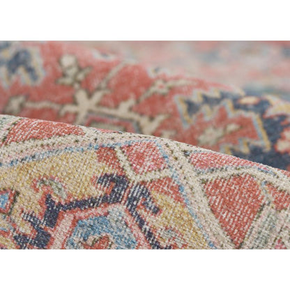 Traditional Rectangle Area Rug, Navy, 2' X 3'